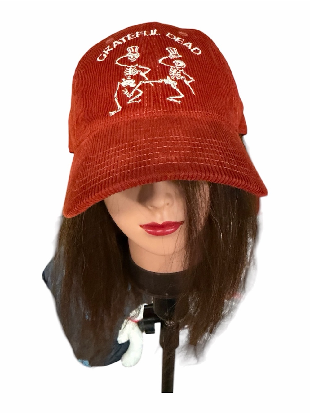 2024 Grateful Dead Dancing Skeletons Cap Corduroy Adjustable unisex Mad Engine